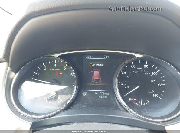 JN8AT2MT2GW005899 2016 NISSAN ROGUE Red Vista de los asientos traseros