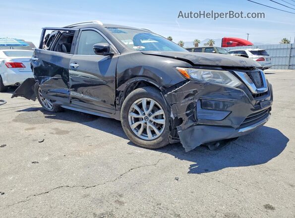 JN8AT2MT2HW153083 2017 NISSAN ROGUE Black Delantero derecho