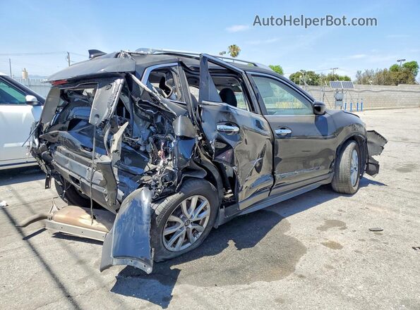 JN8AT2MT2HW153083 2017 NISSAN ROGUE Black Trasero derecho