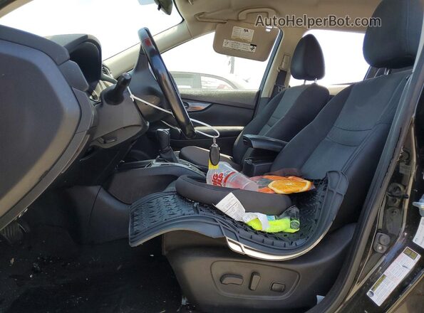 JN8AT2MT2HW153083 2017 NISSAN ROGUE Black Vista interior delantera