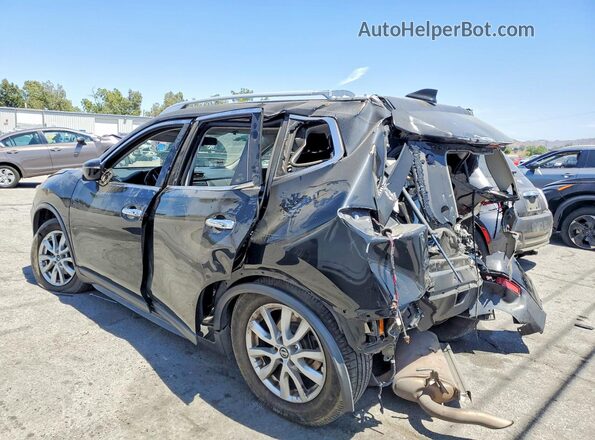 JN8AT2MT2HW153083 2017 NISSAN ROGUE Black Trasero izquierdo