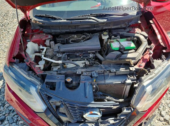 JN8AT2MT2HW385649 2017 NISSAN ROGUE Красный Вид подкапотного пространства
