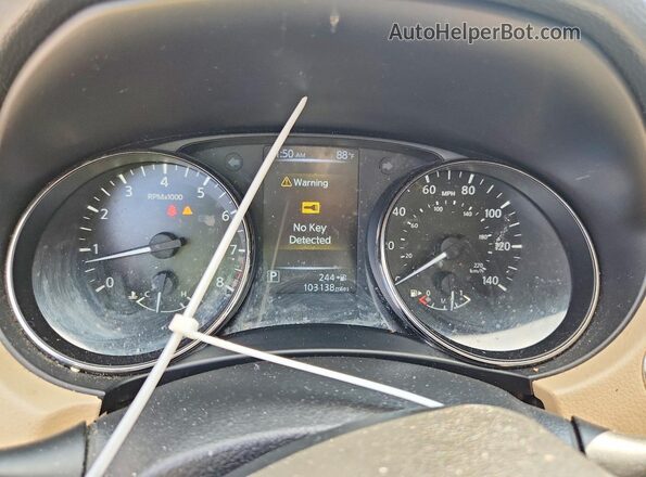 JN8AT2MT2HW397817 2017 NISSAN ROGUE Белый Вид щитка приборов