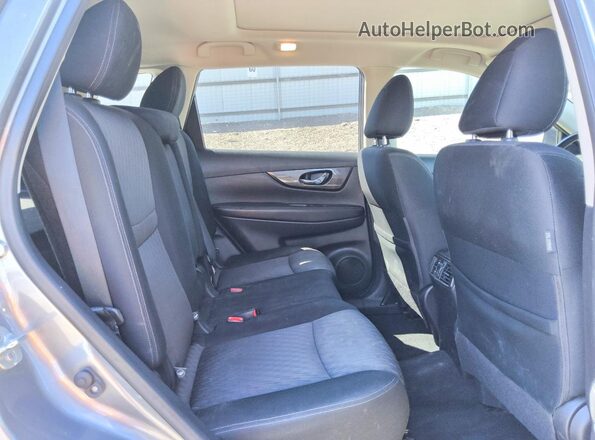 JN8AT2MT4KW261602 2019 NISSAN ROGUE Gray Widok tylnych siedzeń