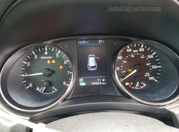 JN8AT2MT5KW503832 2019 NISSAN ROGUE Gray Widok zestawu wskaźników