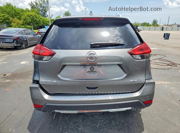 JN8AT2MT5KW503832 2019 NISSAN ROGUE Gray Widok z tyłu