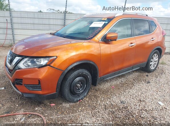 JN8AT2MT7HW139079 2017 NISSAN ROGUE Orange წინა მარცხენა ხედი სამი მეოთხედიდან