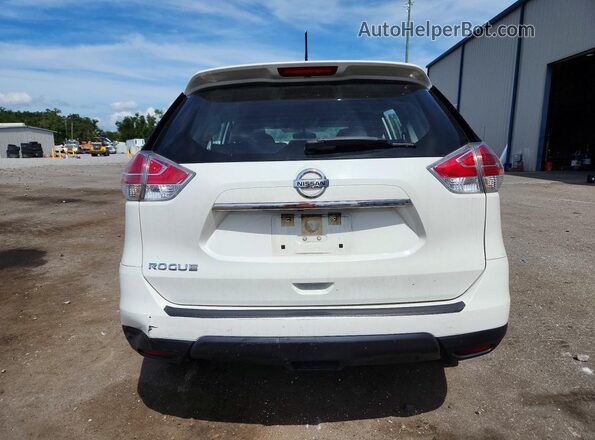 JN8AT2MTXGW004063 2016 NISSAN ROGUE White Widok z tyłu