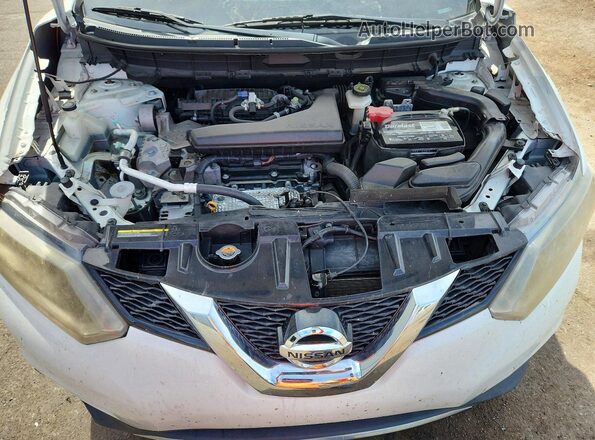JN8AT2MTXGW004063 2016 NISSAN ROGUE White Widok komory silnika