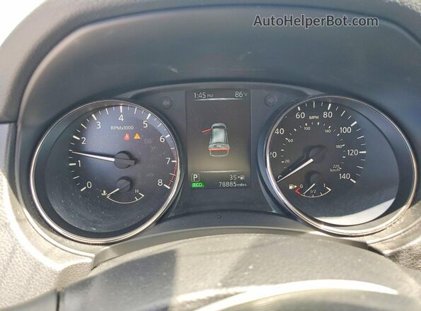 JN8AT2MV2HW271331 2017 NISSAN ROGUE White Instrument cluster view