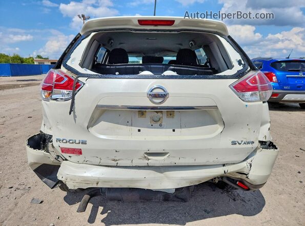 JN8AT2MV3GW140293 2016 NISSAN ROGUE White Вид ззаду