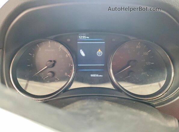 JN8AT2MV4JW312905 2018 NISSAN ROGUE Black Instrument cluster view