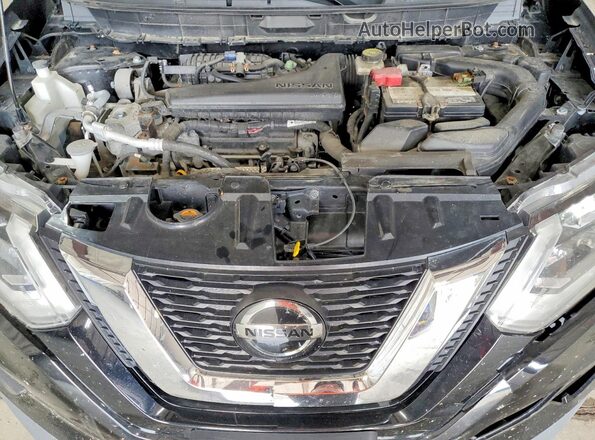 JN8AT2MV4JW312905 2018 NISSAN ROGUE Black Engine compartment view