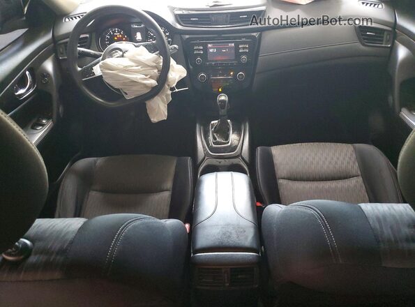 JN8AT2MV6HW263099 2017 NISSAN ROGUE Черный Вид панели приборов