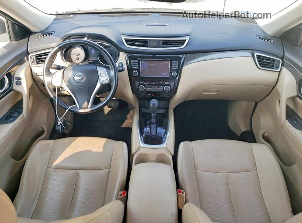 JN8AT2MV7GW149725 2016 NISSAN ROGUE White Вид панелі приладів