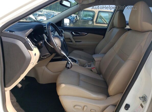 JN8AT2MV7GW149725 2016 NISSAN ROGUE White Вид салону спереду