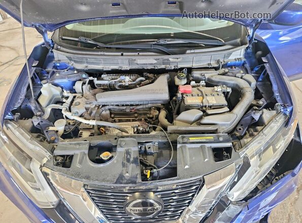 JN8AT2MV7LW105766 2020 NISSAN ROGUE Blue უკანა სალონის ხედი