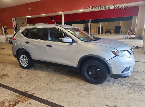 JN8AT2MV8GW142976 2016 NISSAN ROGUE Silver Przód prawy