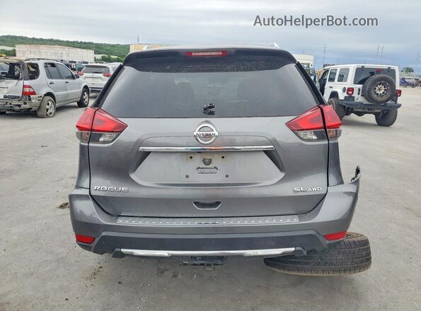 JN8AT2MV8JW349164 2018 NISSAN ROGUE Gray Հետևի տեսք