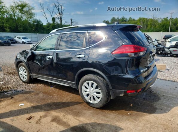 JN8AT2MVXHW022372 2017 NISSAN ROGUE Черный Задняя левая четверть