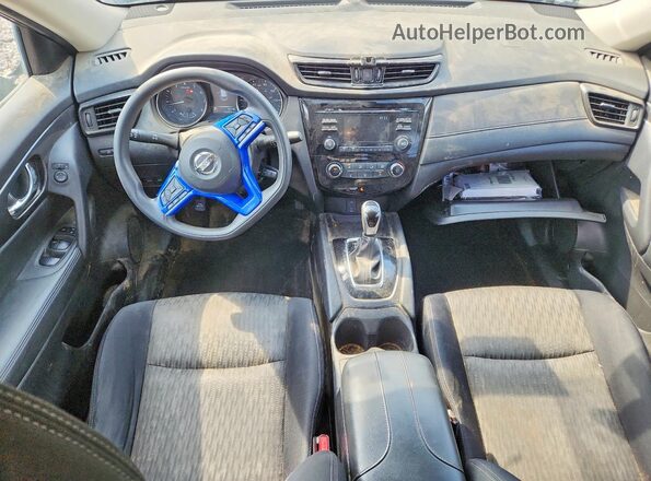 JN8AT2MVXHW022372 2017 NISSAN ROGUE Черный Вид панели приборов