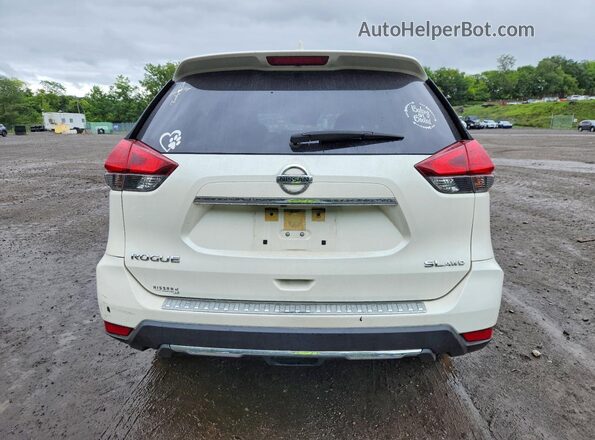 JN8AT2MVXHW282982 2017 NISSAN ROGUE Белый Вид сзади