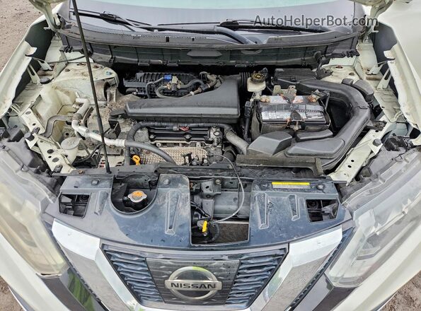 JN8AT2MVXHW282982 2017 NISSAN ROGUE Белый Вид подкапотного пространства