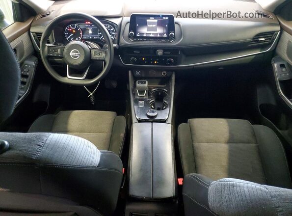 JN8AT3AB5MW210484 2021 NISSAN ROGUE Белый Вид панели приборов