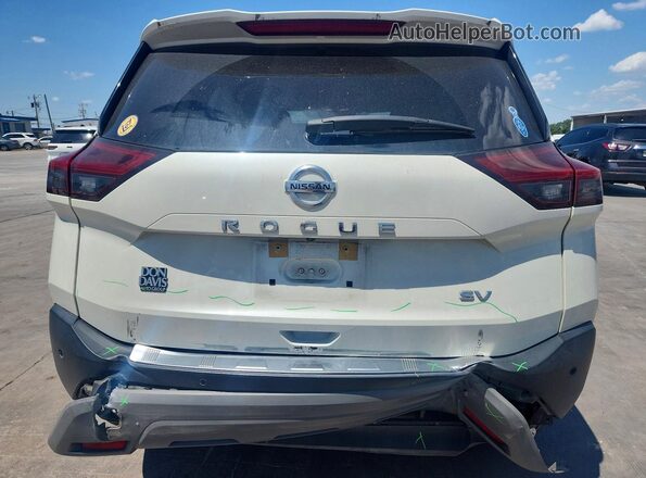 JN8AT3BA9MW001321 2021 NISSAN ROGUE Белый Вид сзади