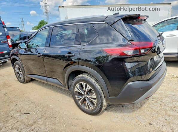 JN8AT3BAXMW023344 2021 NISSAN ROGUE Black Rear left