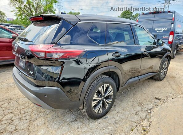 JN8AT3BAXMW023344 2021 NISSAN ROGUE Black Rear right