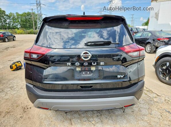 JN8AT3BAXMW023344 2021 NISSAN ROGUE Black Rear view