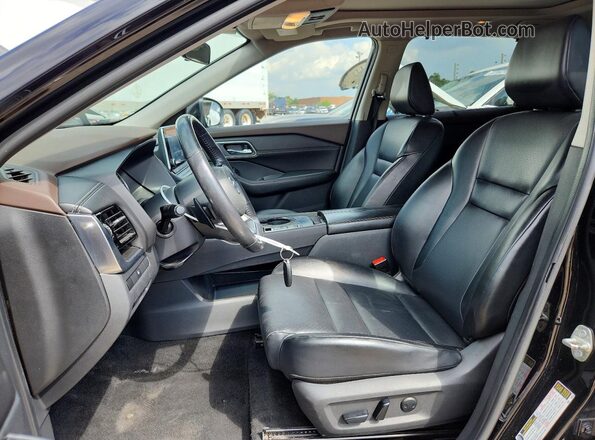 JN8AT3BAXMW023344 2021 NISSAN ROGUE Black Front interior view