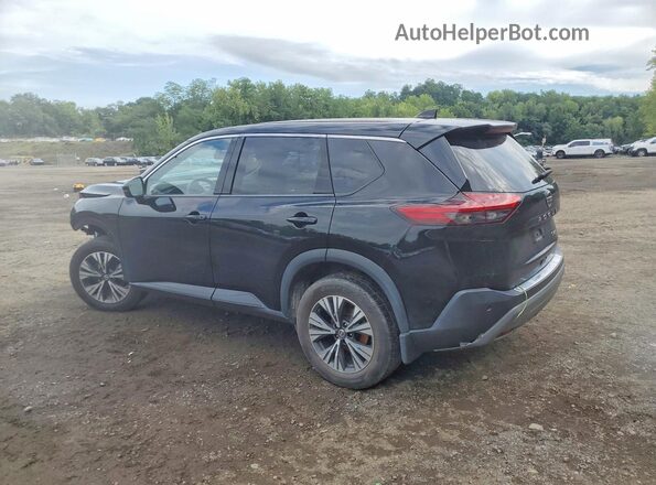 JN8AT3BB8MW218304 2021 NISSAN ROGUE Черный Задняя левая четверть