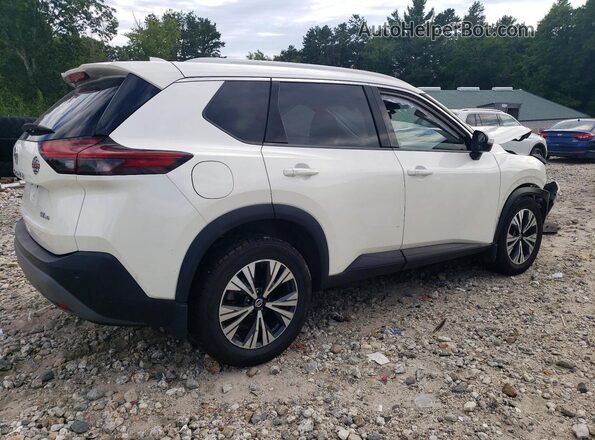 JN8AT3BB8MW236494 2021 NISSAN ROGUE Белый Задняя правая четверть