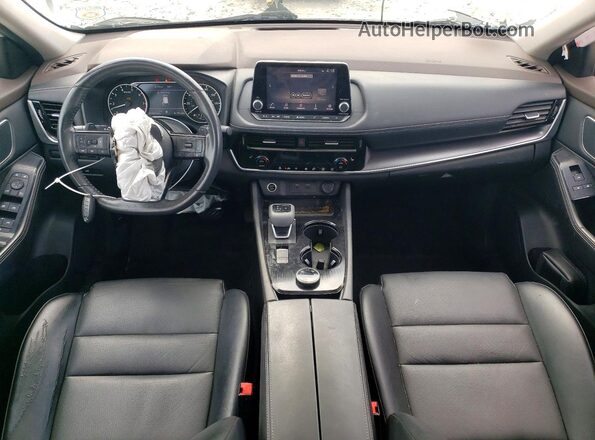 JN8AT3BB8MW236494 2021 NISSAN ROGUE Белый Вид панели приборов