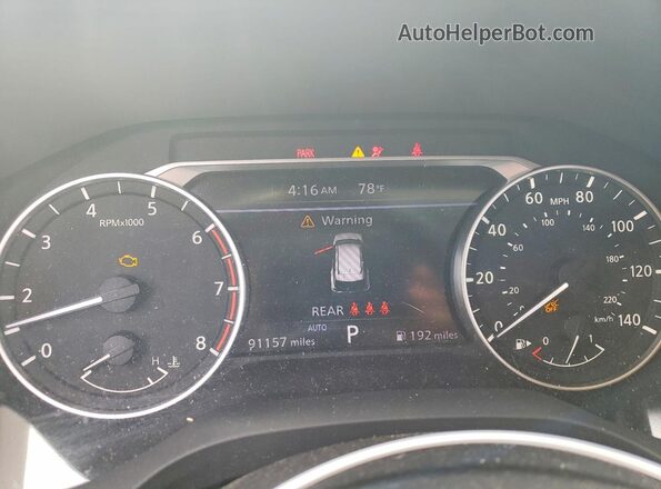 JN8AT3BB8MW236494 2021 NISSAN ROGUE Белый Вид щитка приборов