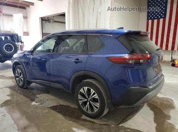 JN8AT3BB9MW237640 2021 NISSAN ROGUE Blue უკანა მარცხენა
