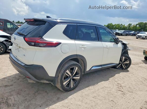 JN8AT3CA3MW010899 2021 NISSAN ROGUE White Rear right