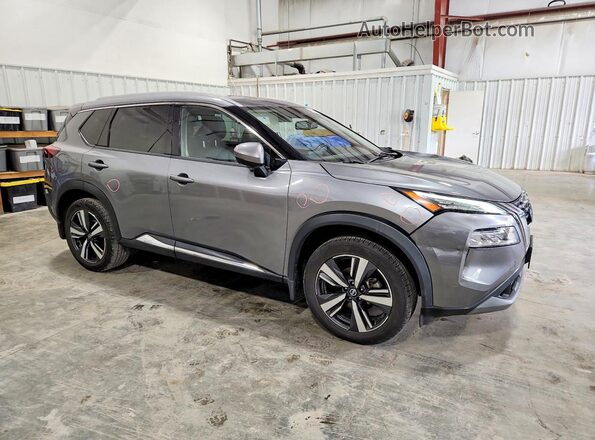 JN8AT3CB3MW219021 2021 NISSAN ROGUE Charcoal Передня права чверть