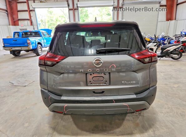 JN8AT3CB3MW219021 2021 NISSAN ROGUE Charcoal Вид ззаду