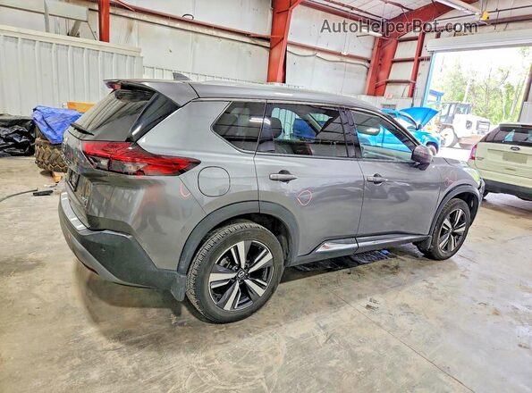 JN8AT3CB3MW219021 2021 NISSAN ROGUE Charcoal Задня права чверть