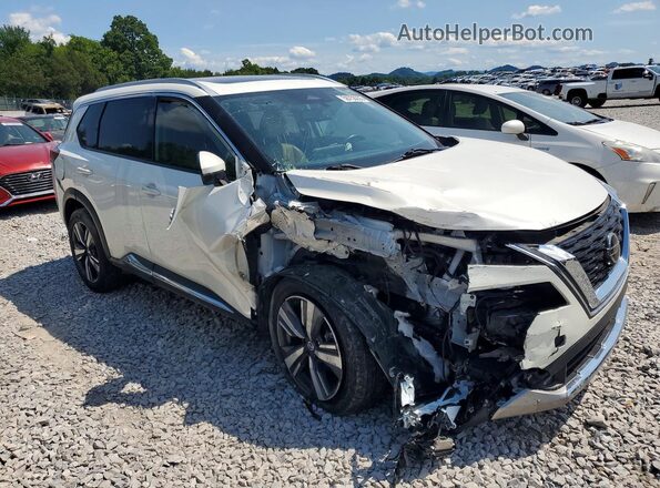 JN8AT3DC4MW104144 2021 NISSAN ROGUE Белый Передняя правая четверть