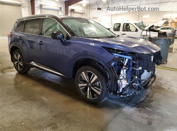 JN8AT3DD1MW320204 2021 NISSAN ROGUE Blue წინა მარჯვენა