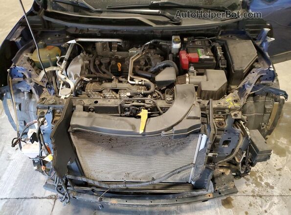 JN8AT3DD1MW320204 2021 NISSAN ROGUE Blue ძრავის განყოფილების ხედი