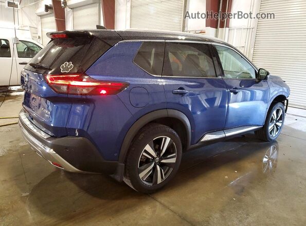 JN8AT3DD1MW320204 2021 NISSAN ROGUE Blue უკანა მარჯვენა