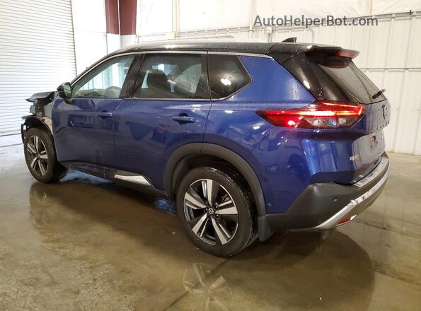 JN8AT3DD1MW320204 2021 NISSAN ROGUE Blue უკანა მარცხენა