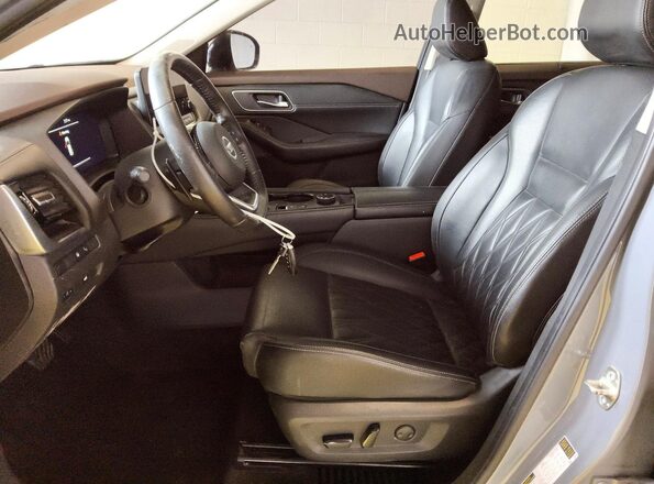 JN8AT3DD6MW314172 2021 NISSAN ROGUE Gray Widok wnętrza z przodu