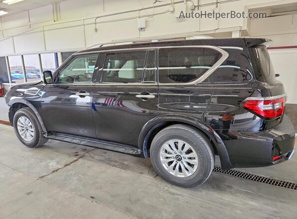 JN8AY2AD3R9707472 2024 NISSAN ARMADA Black Հետևի ձախ