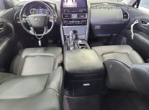 JN8AY2AD3R9707472 2024 NISSAN ARMADA Black Առջևի վահանակի տեսք